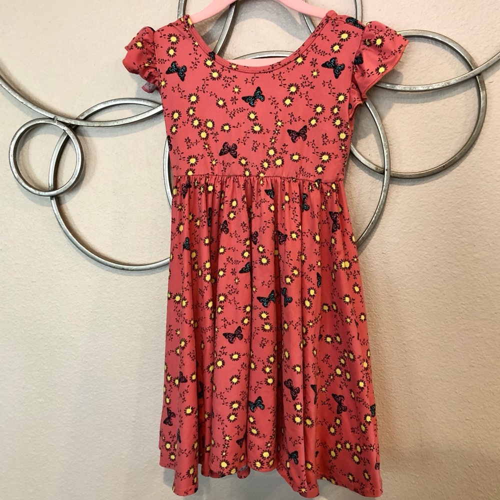 Dot Dot Smile dress, 3/4T, very good used condition